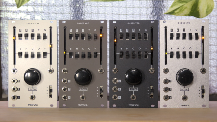 overview picture four Ondes VCO modules